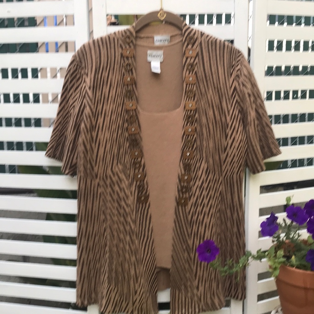 CHICOS tank & cardigan set